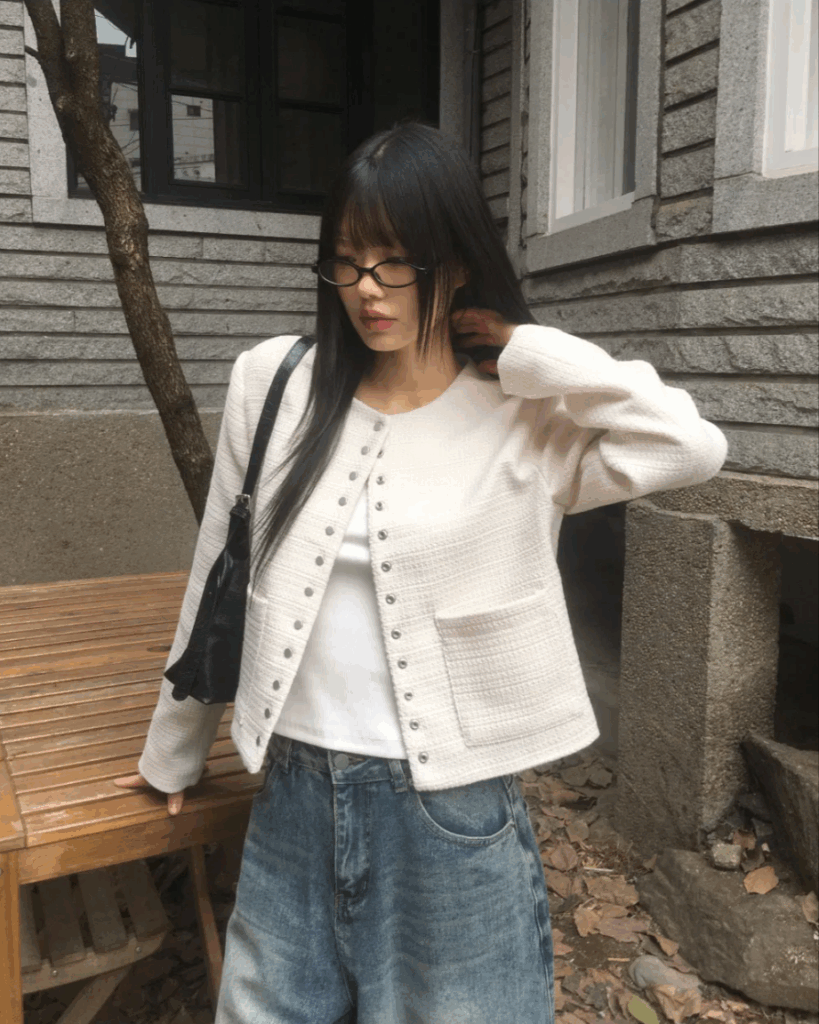 FireShot Capture 062 - wonderwonder - ラメスナップボタンノカラ ハザードルックツイードジャケット - Codibook. - [codibook.net]