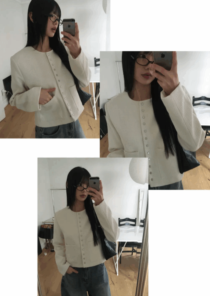 FireShot Capture 065 - wonderwonder - ラメスナップボタンノカラ ハザードルックツイードジャケット - Codibook. - [codibook.net]