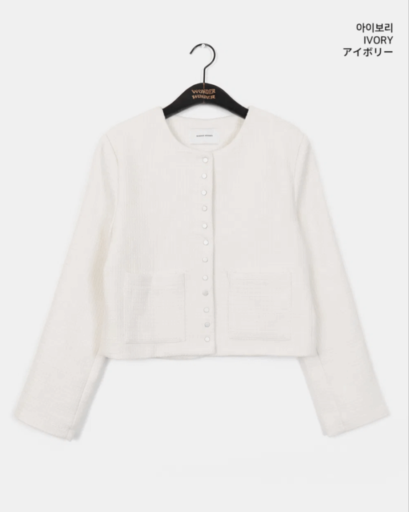 FireShot Capture 066 - wonderwonder - ラメスナップボタンノカラ ハザードルックツイードジャケット - Codibook. - [codibook.net]