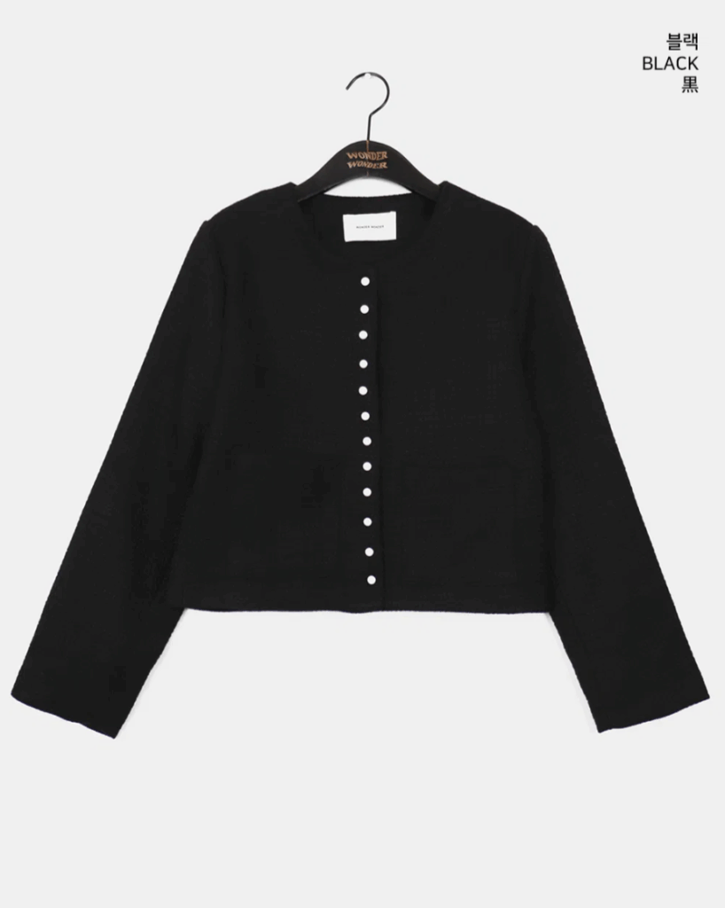 FireShot Capture 067 - wonderwonder - ラメスナップボタンノカラ ハザードルックツイードジャケット - Codibook. - [codibook.net]