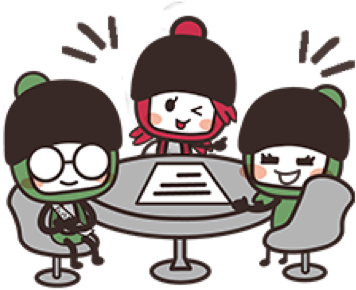 座談会で楽しく話すイメージ