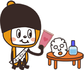 届いた商品を試すイメージ